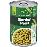 countdown peas garden 420g