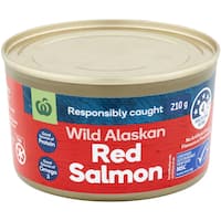countdown salmon wild caught red 210g