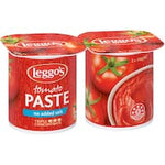 leggo's tomato paste no added salt 2pk 280g