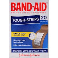 band aid plasters tough strips regular 20pk
