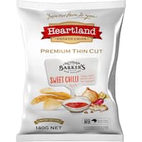 heartland potato chips sweet chilli 140g