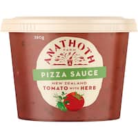 anathoth farm pizza sauce tomato & herb 280g