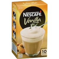 nescafe cafe menu coffee mix vanilla latte 185g 10 sachets