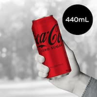 coca cola soft drink zero sugar 440mL