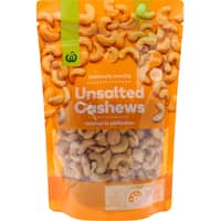 countdown cashews unsalted 250g