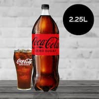 coca cola soft drink zero sugar 2.25L