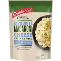continental pasta dish macaroni cheese 105g