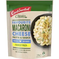 continental classics pasta dish family pack macaroni cheese 170g