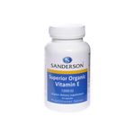Sanderson Superior Organic Vitamin E 1000iu (Mixed Tocopherols) Softgels 60 capsules