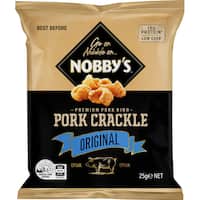 nobby's pork crackle original 25g