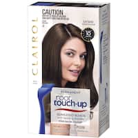 clairol nice n easy root touch-up dark brown 4 1pk