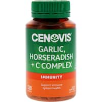 cenovis garlic & horseradish +c complex 120pk