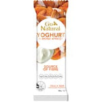 go natural snack bar yoghurt coated almond apricot 40g