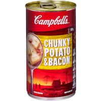 campbells canned soup chunky potato & bacon 505g