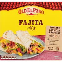 old el paso mexican fajita kit 485g