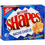 arnotts shapes crackers nacho cheese 160g