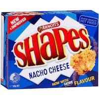 arnotts shapes crackers nacho cheese 160g