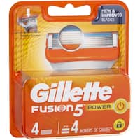 gillette fusion power razor blades cartridge 4pk