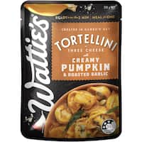 wattie's ready to serve  tortellini creamy pumpkin & garlic 350g