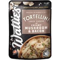 wattie's ready to serve tortellini creamy mushroom & bacon 350g