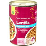 select lentils no added salt 420g