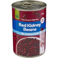 countdown beans red kidney no added salt 420g