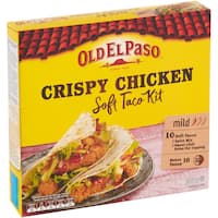 old el paso mexican soft taco kit  crispy chicken 370g