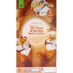 countdown cones vanilla choc duo waffle 170g 12pk