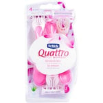 schick quattro for women disposable shavers aloe & vitamin e 3pk