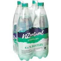 nz natural sparkling water  4pk