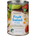 countdown fruit salad in juice 410g