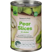 countdown pears slices in juice 410g