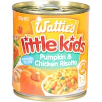 watties little kids stage 4 kids meal chicken & pumpkin risotto 220g