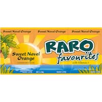 raro sachet drink mix sweet navel orange 240g 3pk