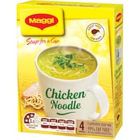 maggi soup for a cup instant soup chicken noodle 38g 4 serve
