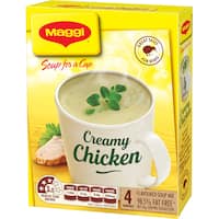 maggi soup for a cup instant soup creamy chicken 54g 4 serve