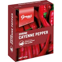 greggs pepper ground cayenne 40g