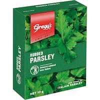 greggs herbs parsley dried rubbed 10g
