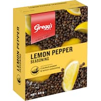 greggs pepper lemon seasoning 65g