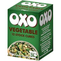 oxo vegetable stock cubes 71g 12pk