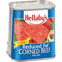 hellaby corned beef reduced fat 340g