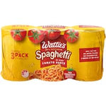 wattie's spaghetti 420g 3pk