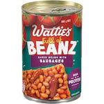 wattie's baked beans & sausages 300g