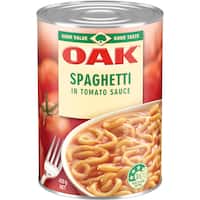 oak spaghetti in tomato sauce 420g