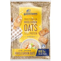 harraways wholegrain oats traditional 1kg