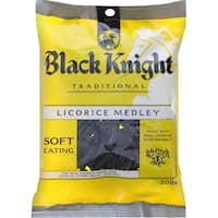 black knight licorice traditional medley 500g