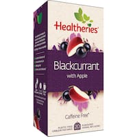 healtheries fruit tea blackcurrant & apple 20pk