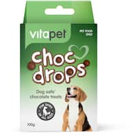 vitapet dog treats chocolate drops 100g