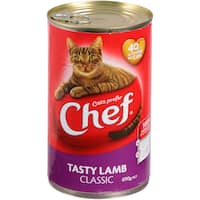 chef classic cat food tasty lamb 690g