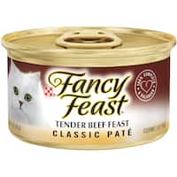 fancy feast wet cat food classic tender beef feast 85g